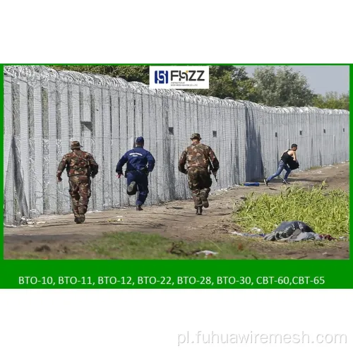 Stal nierdzewna 316 Concertina Razor Batbed Taśma